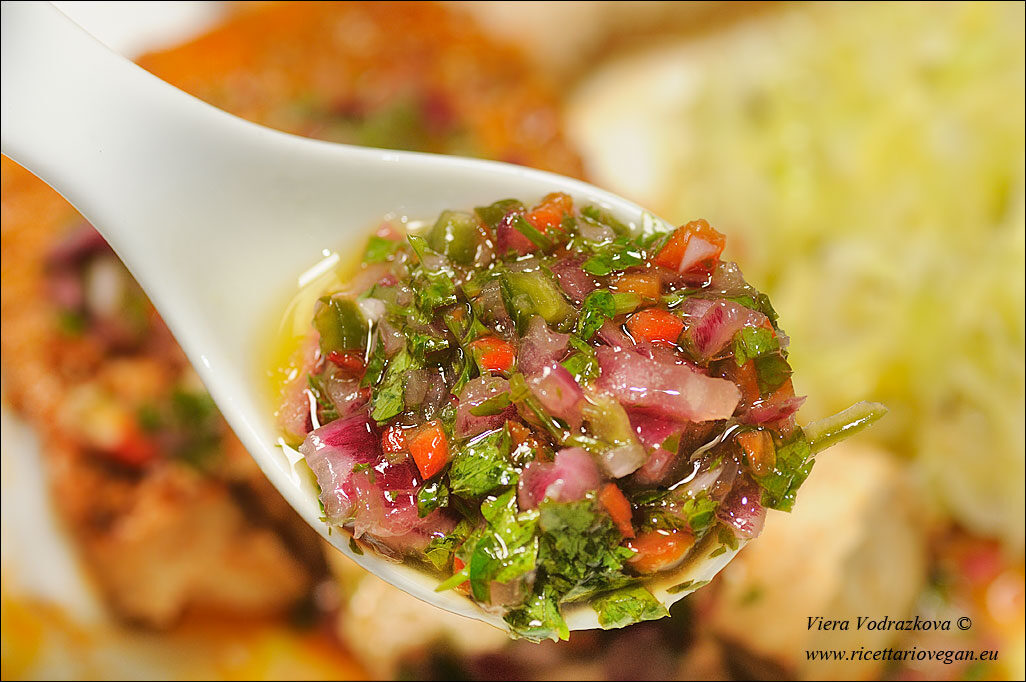 Salsa chimichurri quasi argentina a modo mio