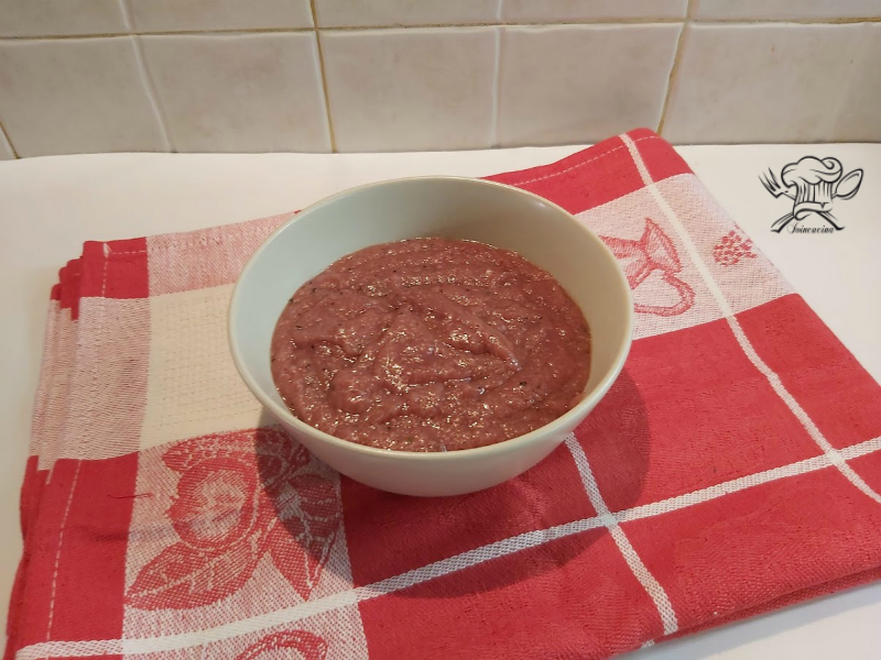 Salsa cipolle e vino rosso