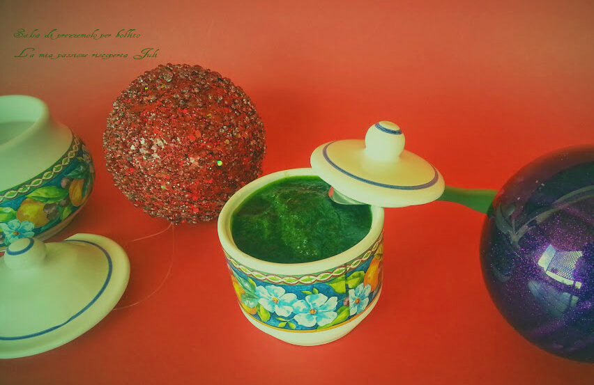 Salsa di prezzemolo per bollito
