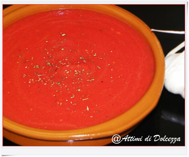 Salsa per pizza saporita