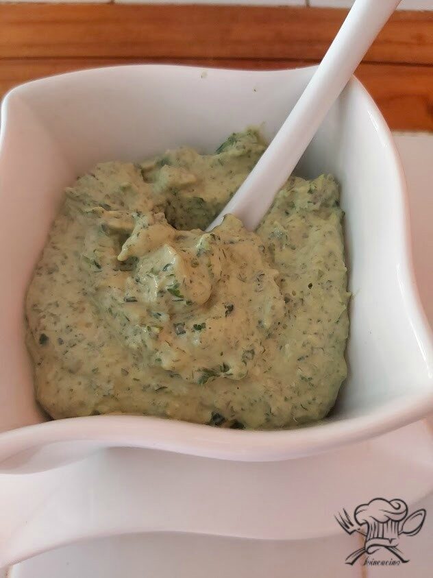 Salsa verde agli spinaci