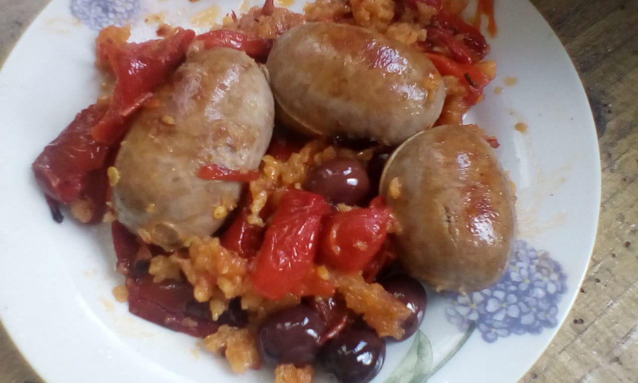 Salsiccia con i peperoni