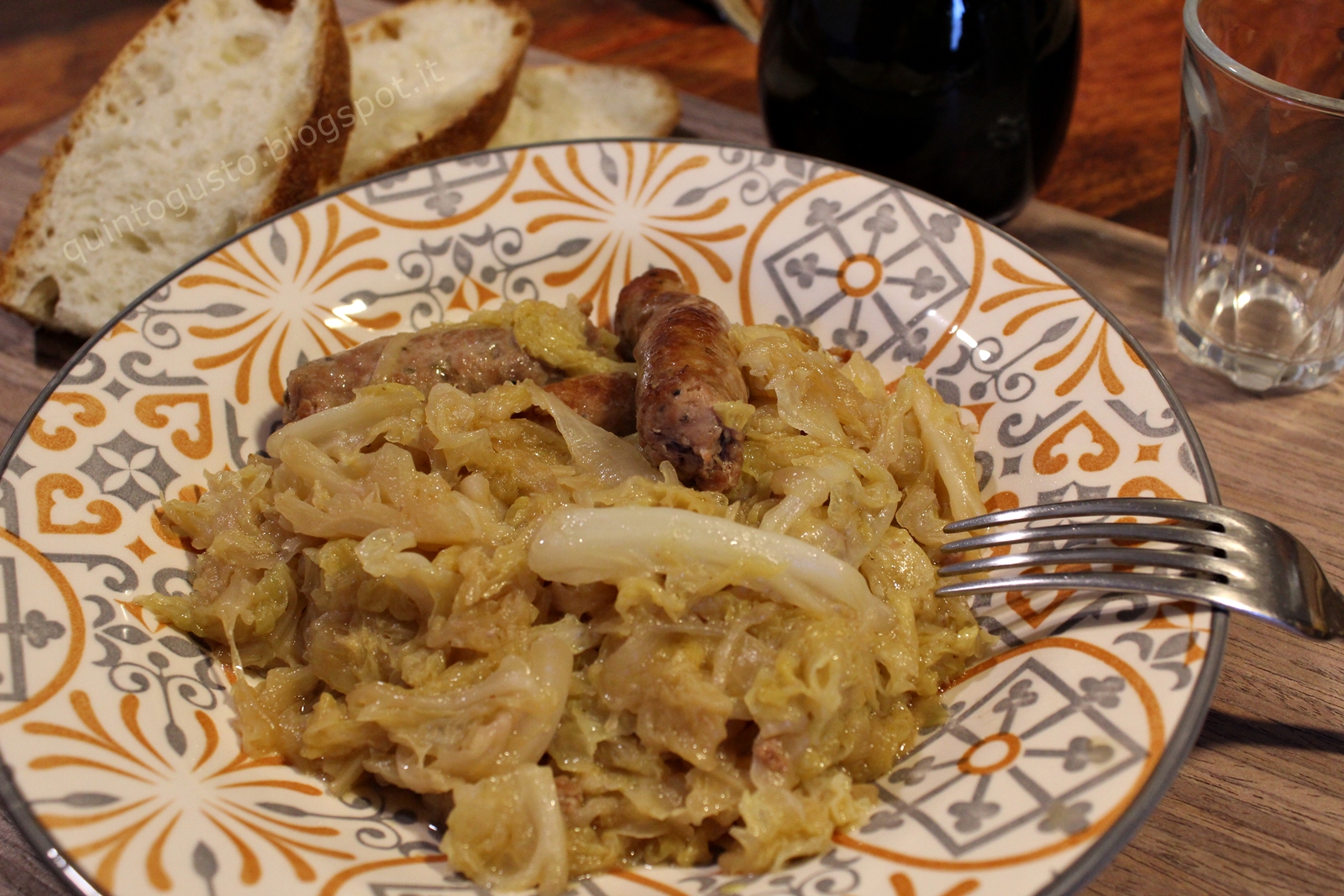 Salsiccia con la verza