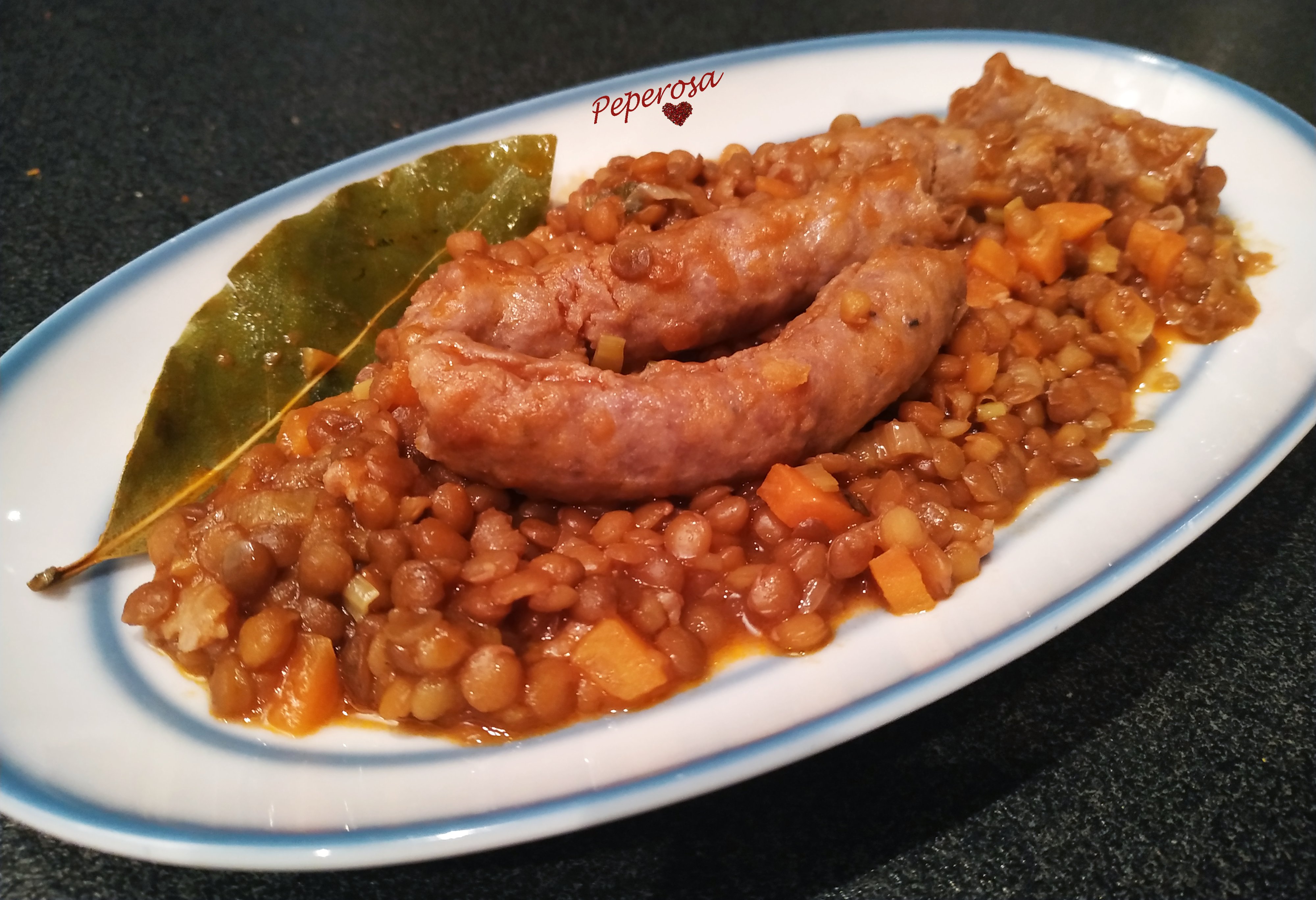 Salsiccia con le lenticchie