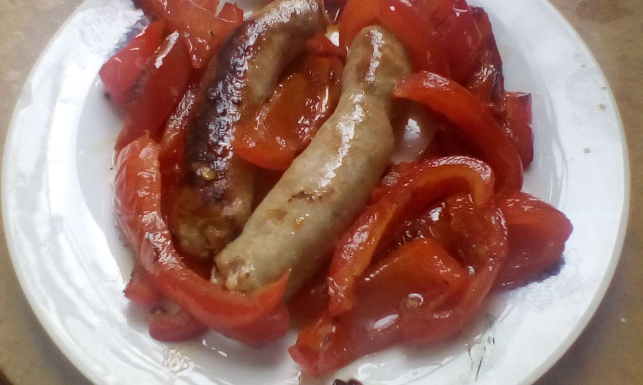 Salsiccia con papaccelle