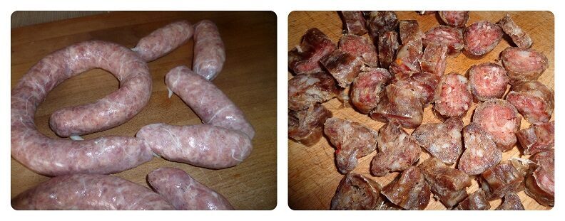 Salsiccia di maiale fatta in casa