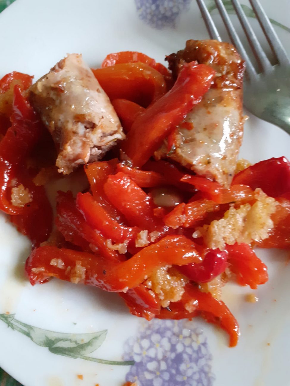 Salsiccia e peperoni