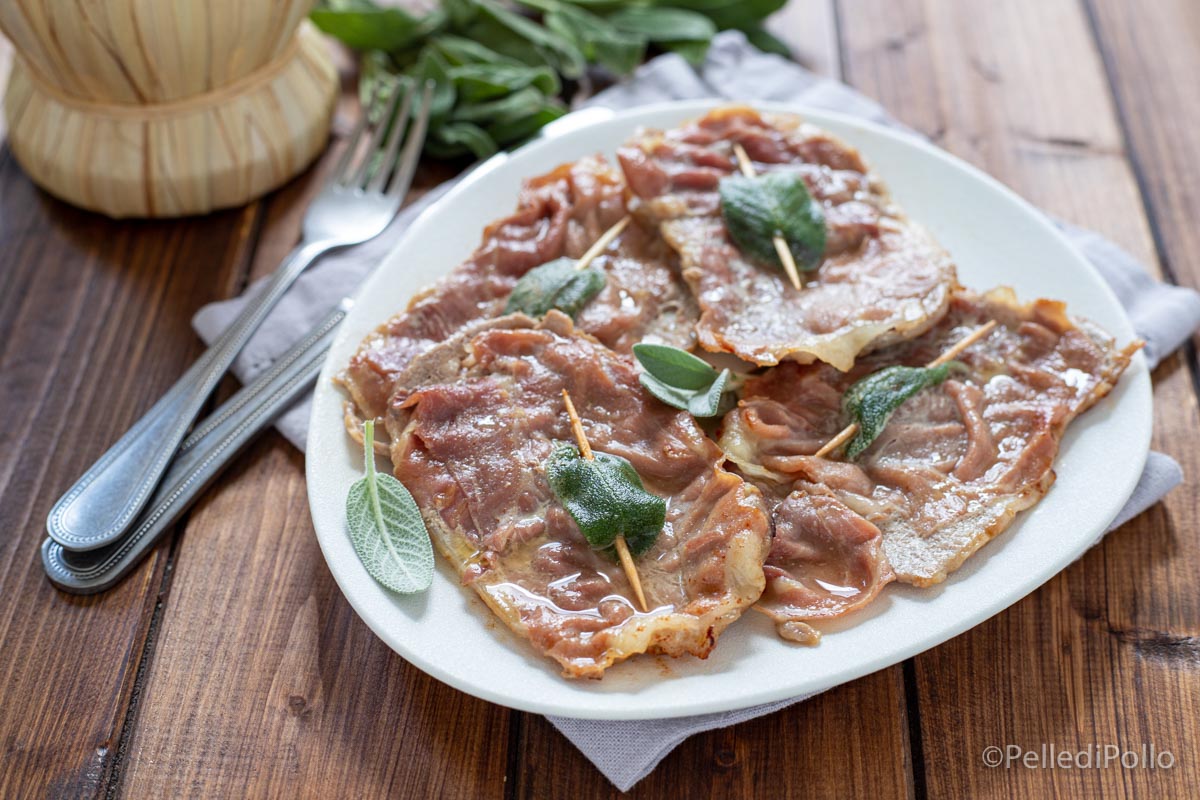 Saltimbocca di lonza di maiale