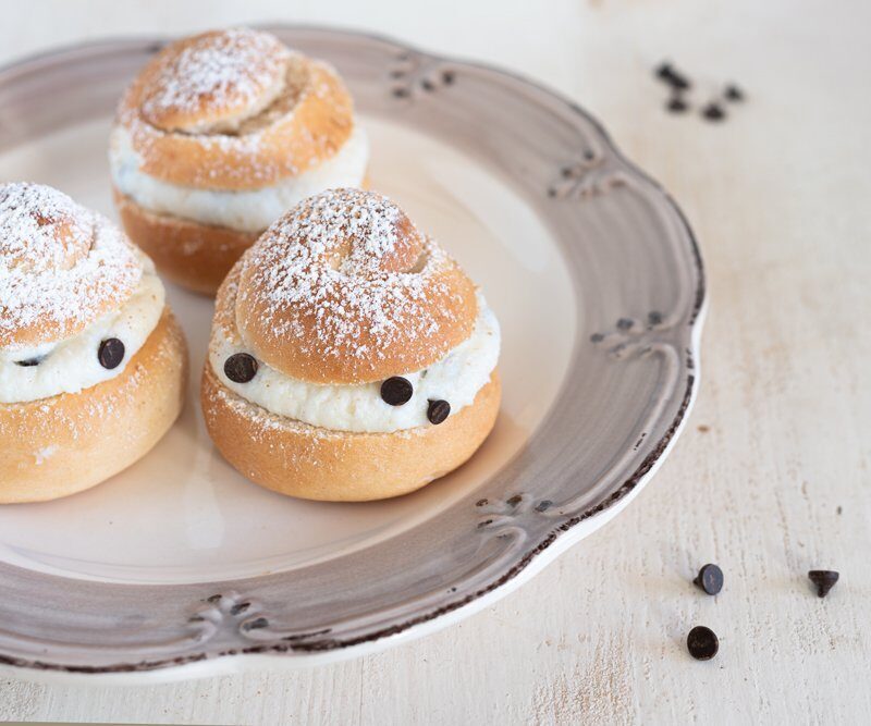 Sammartinelli con crema di ricotta
