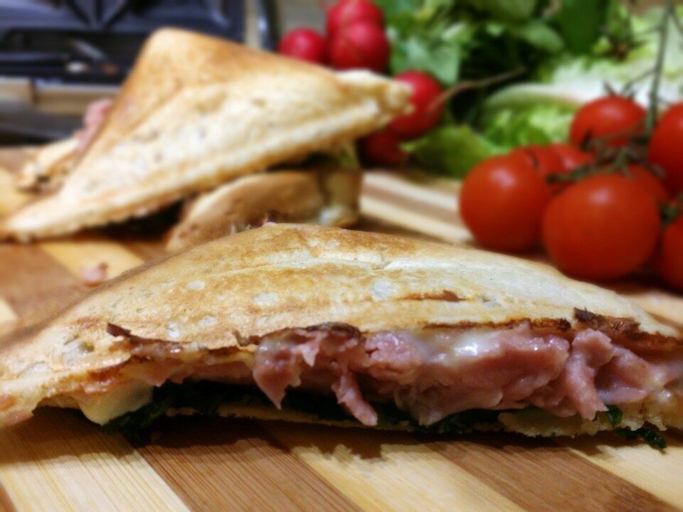 Sandwich con prosciutto cotto
