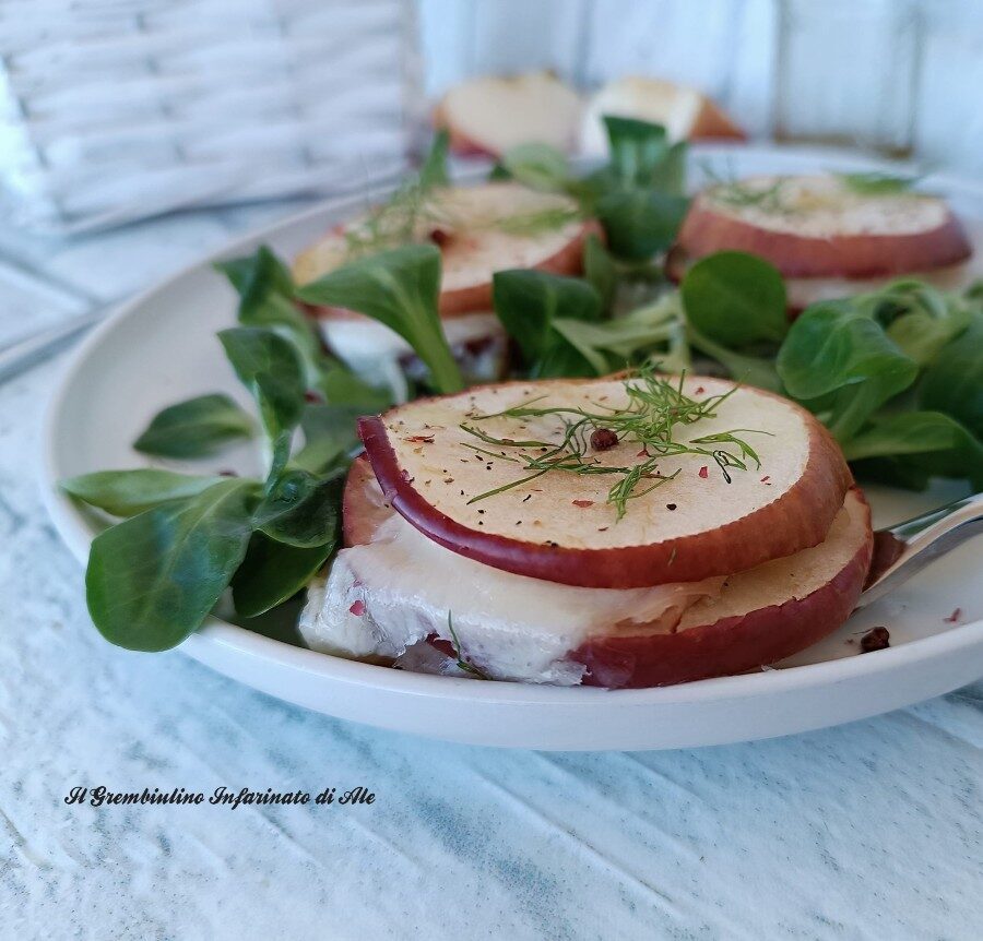 Sandwich filanti di mele annurca