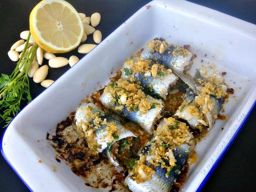 Sarde a beccafico senza glutine
