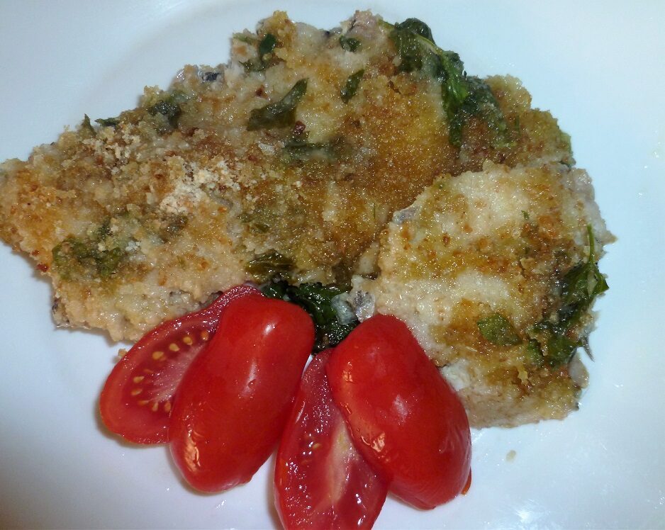 Sarde con lattuga