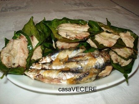 Sarde fritte ed al forno casa VECERE (per 4)