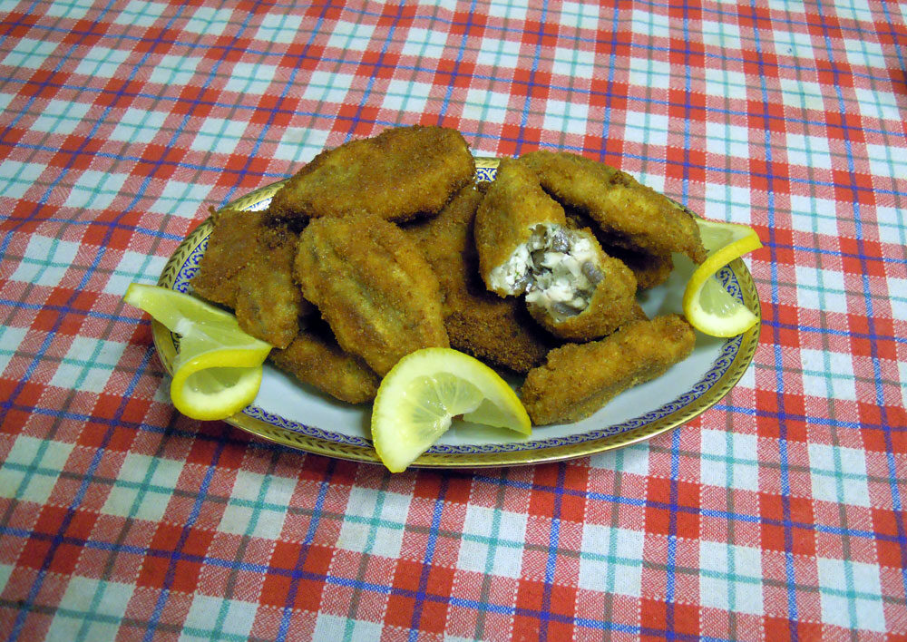 Sardine ripiene in pastella