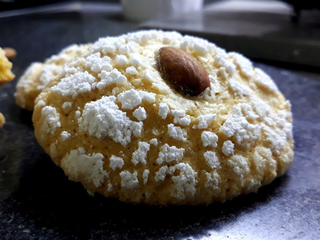 Savoiardi di zucca alle mandorle
