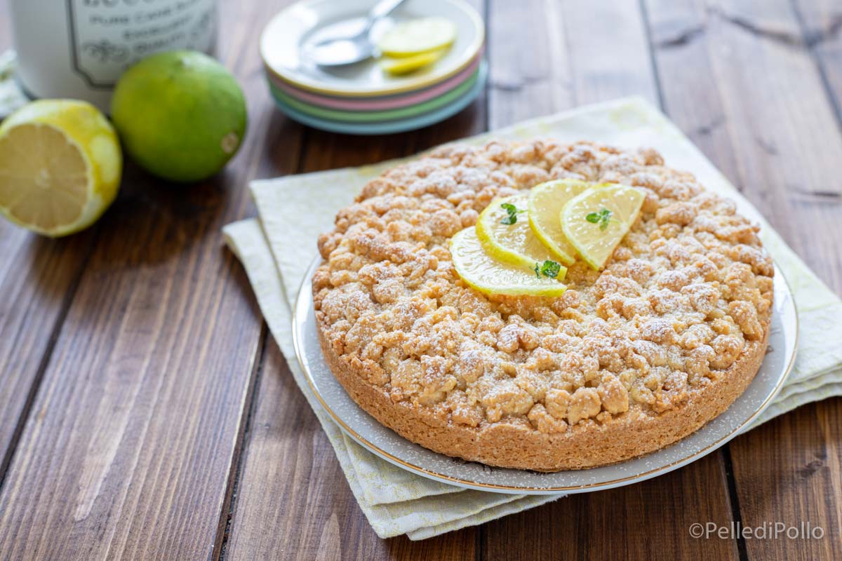 Sbriciolata al limone e ricotta