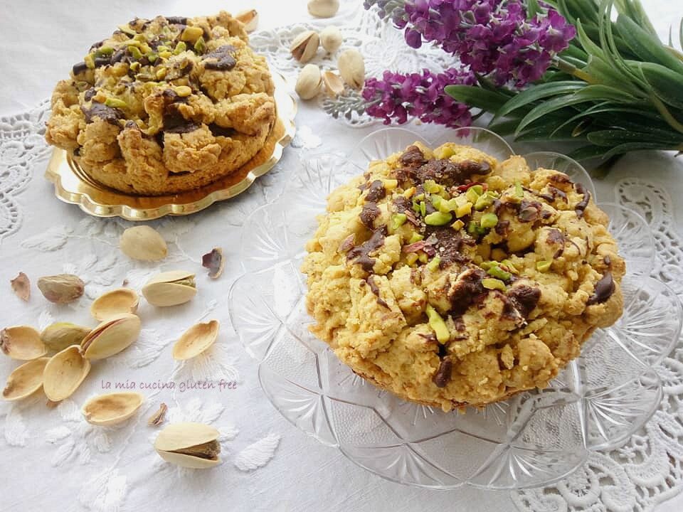 Sbriciolata al pistacchio senza glutine