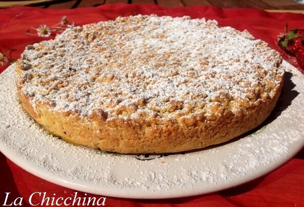 Sbriciolata alla nutella con frolla al cocco