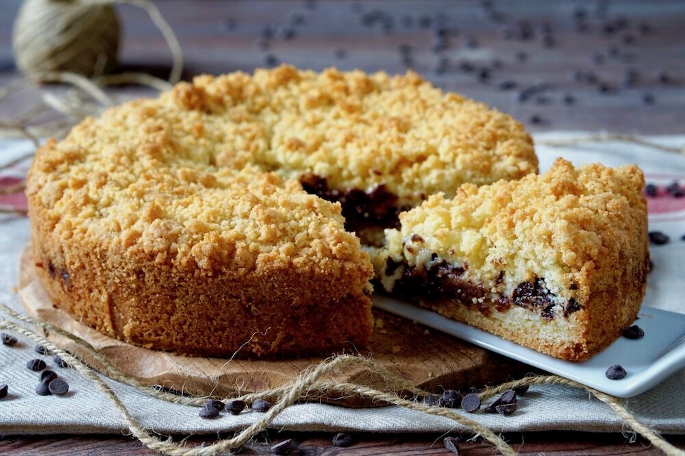 Sbriciolata alla ricotta e cioccolato