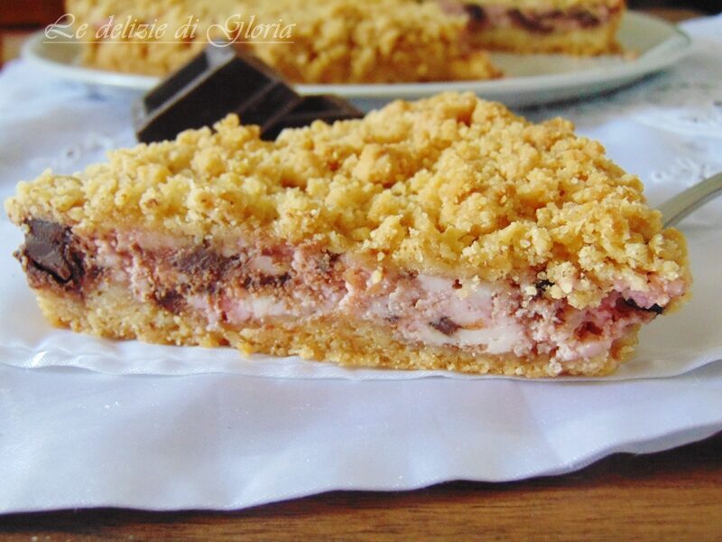 Sbriciolata alla ricotta e cioccolato