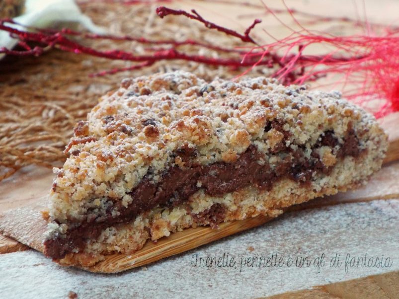Sbriciolata biscottata con nutella