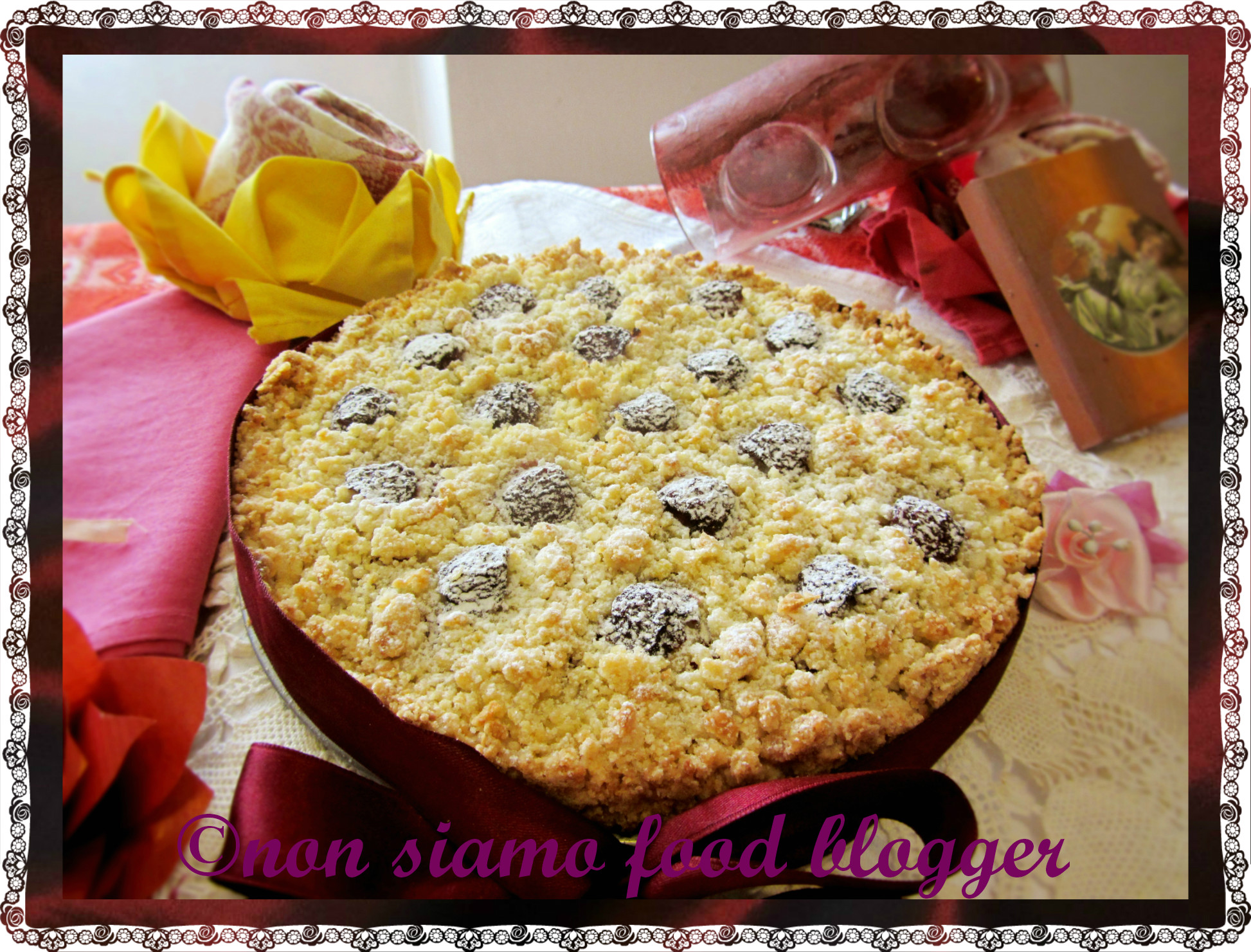 Sbriciolata ciliegie e ricotta, ricetta veloce