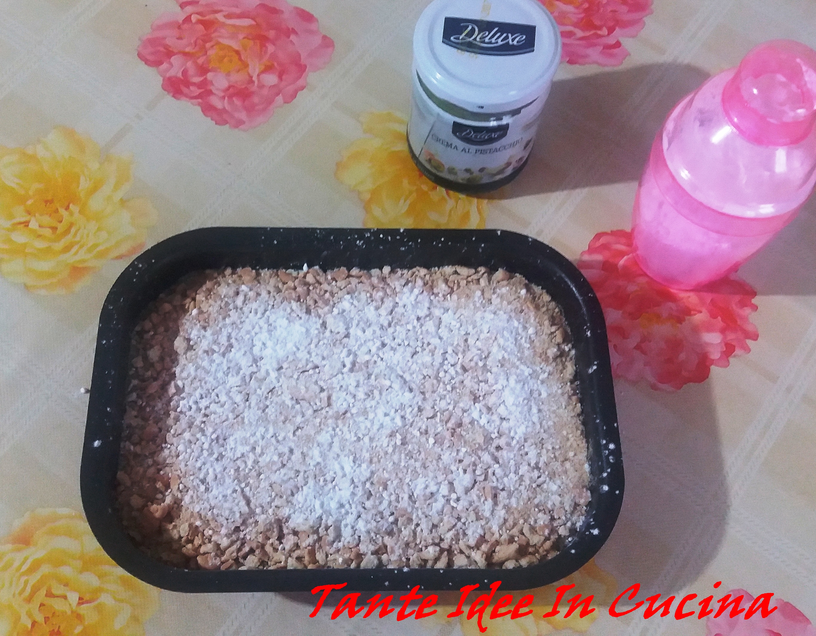 Sbriciolata con crema al pistacchio