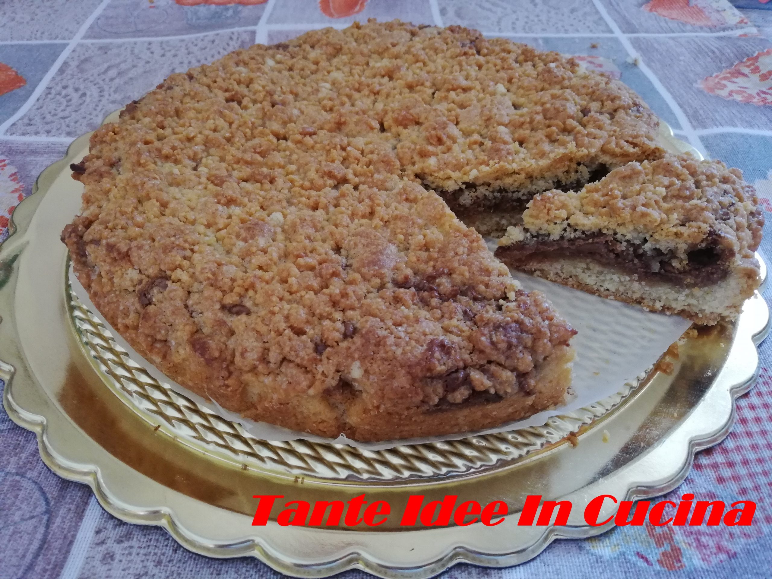 Sbriciolata con crema di nocciole