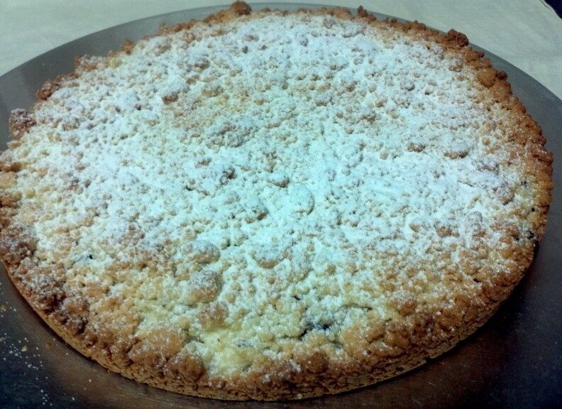 Sbriciolata con ricotta cioccolato