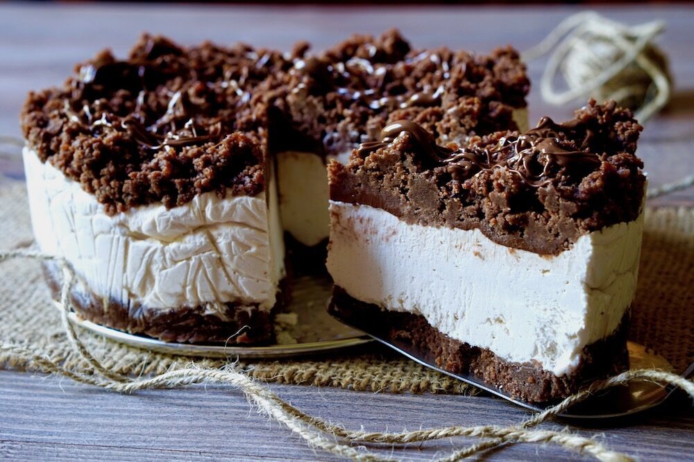 Sbriciolata fredda al caffè e nutella