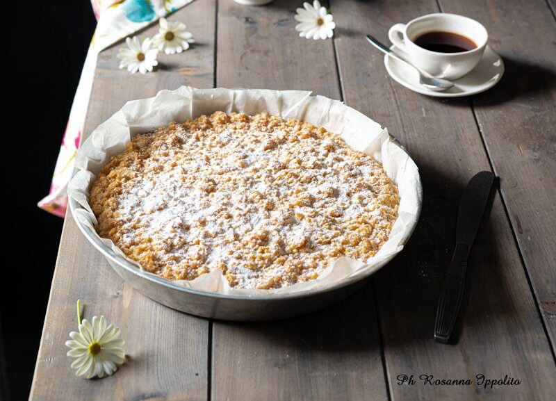 Sbriciolata ricotta e confettura