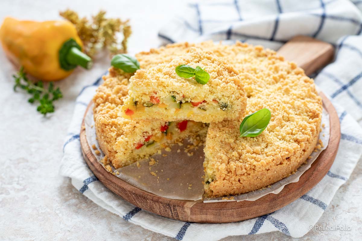 Sbriciolata salata alle verdure