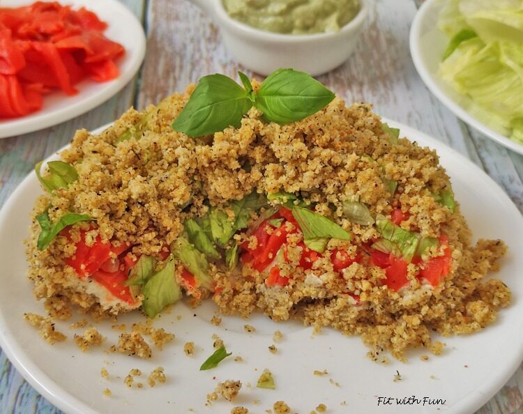 Sbriciolata salmone e yogurt greco senza glutine senza cottura