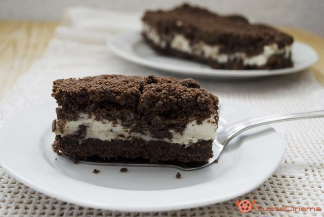Sbriciolata senza cottura ricotta e cioccolato