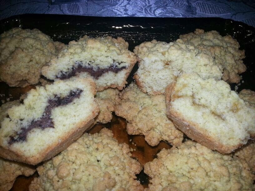 Sbrisoline con nutella e marmellata