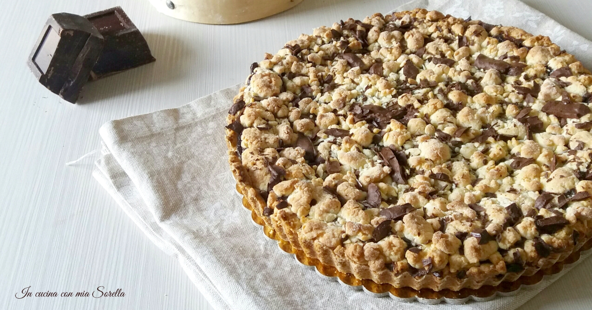 Sbrisolona ricotta e cioccolato