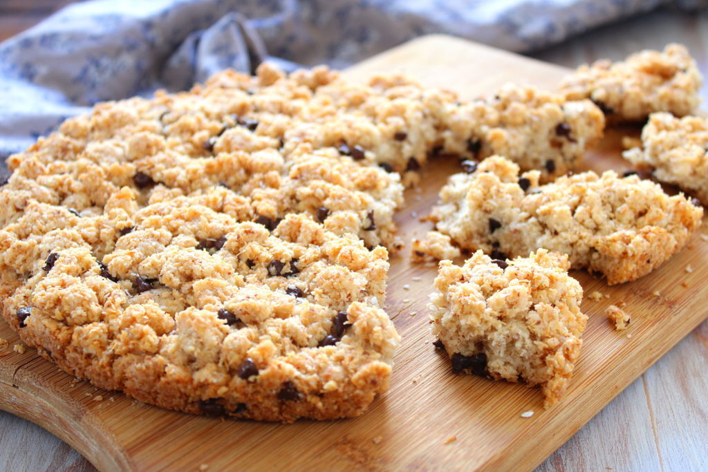 Sbrisolona vegan al cocco e cioccolato