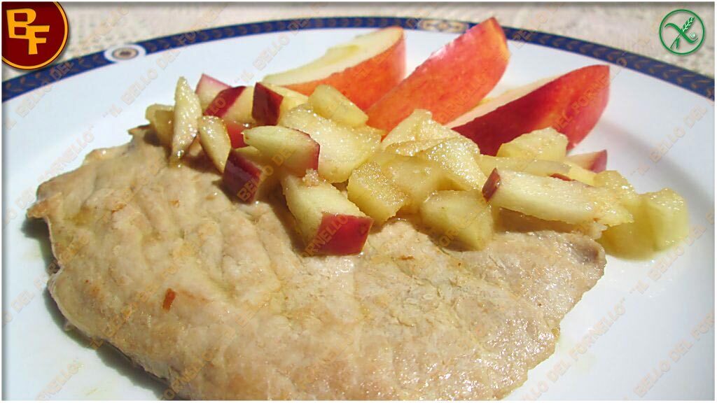 Scaloppina di maiale alla mela