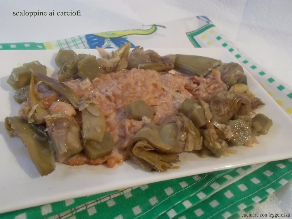 Scaloppine ai carciofi