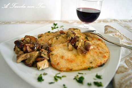 Scaloppine ai funghi porcini