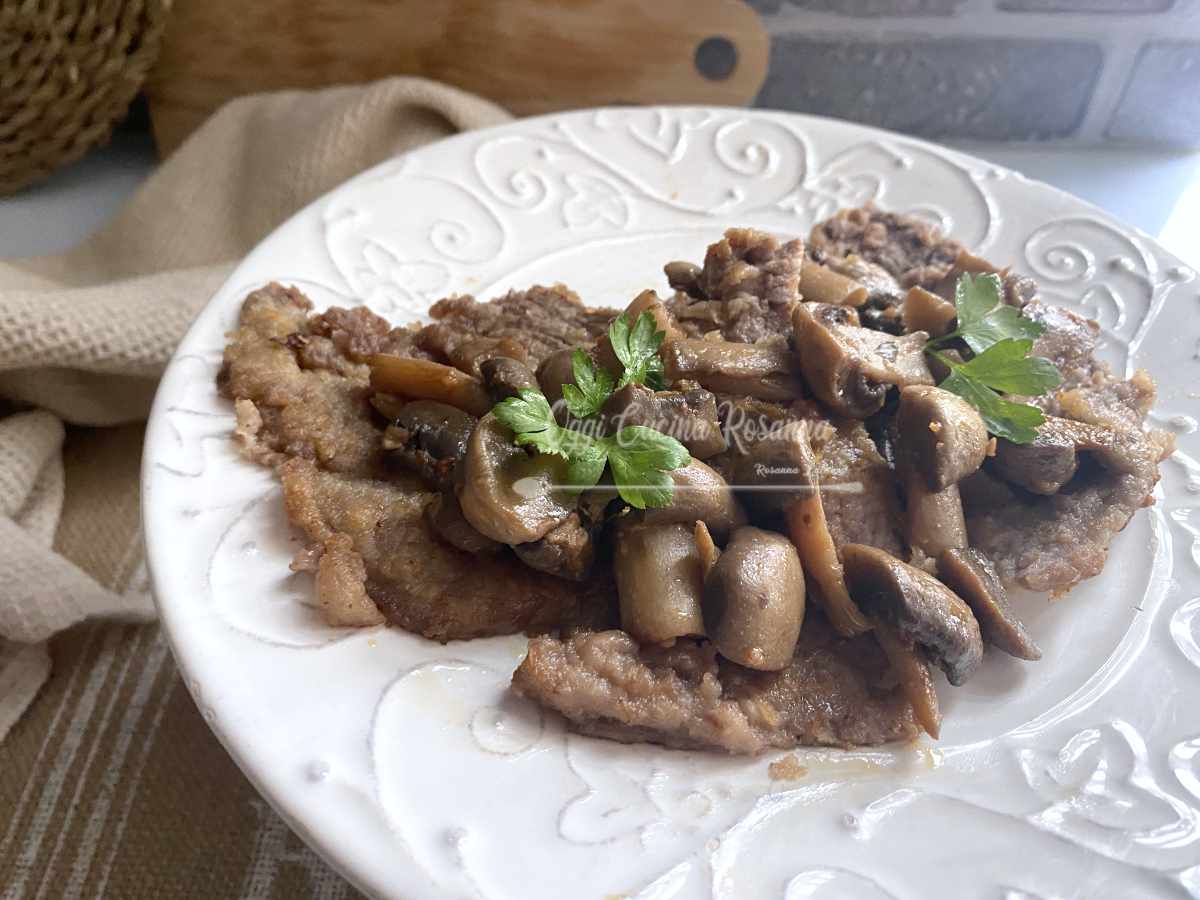 Scaloppine ai funghi