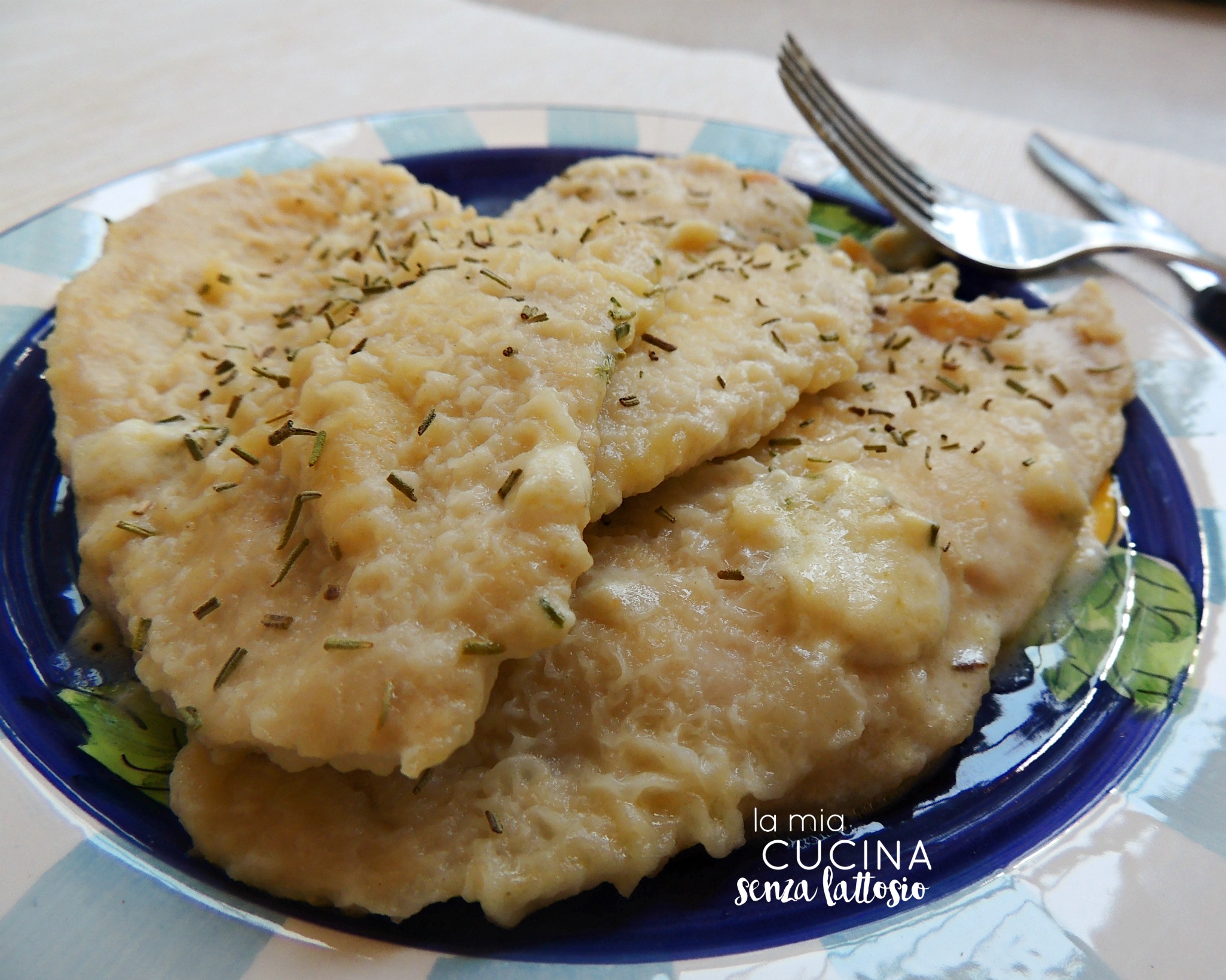 Scaloppine al latte senza lattosio