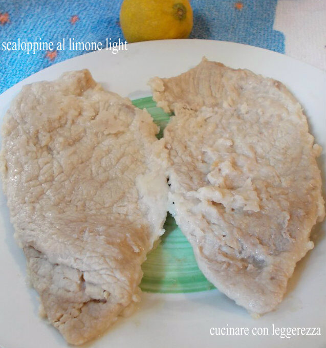 Scaloppine al limone light