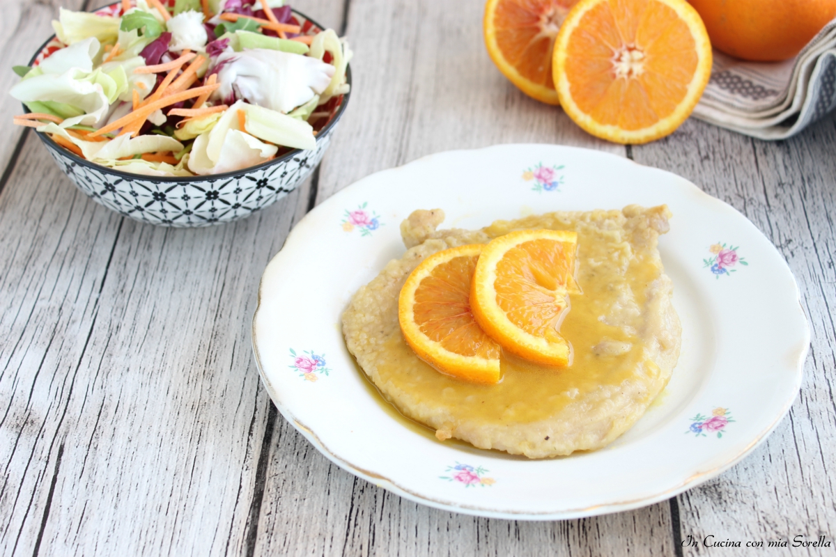 Scaloppine all’arancia
