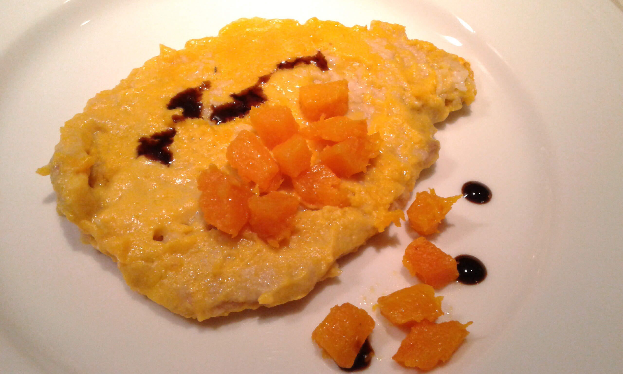 Scaloppine con crema di zucca
