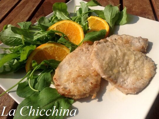 Scaloppine di maiale all’arancia