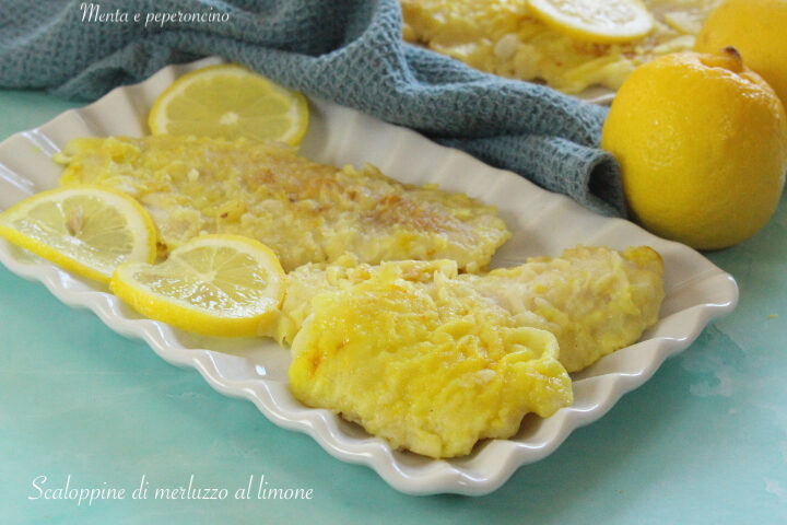 Scaloppine di merluzzo al limone