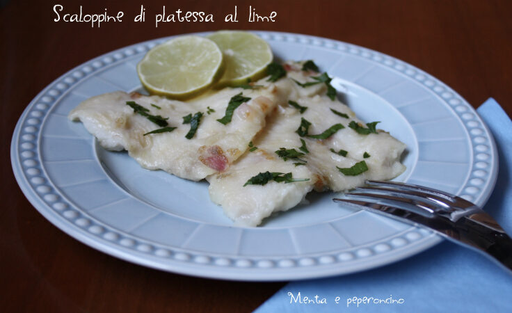 Scaloppine di platessa al lime