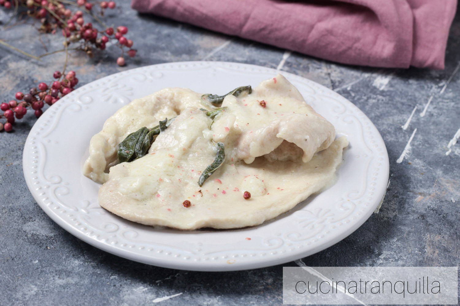 Scaloppine di pollo al latte